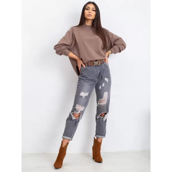  Női pulóver BASIC FEEL GOOD RV-BL-5185.92P BARNA 
