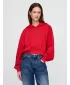 Női pulóver GAP CROPPED LOGO PULLOVER HOODIE 841725-12 PARADICSOMSZÓSZ