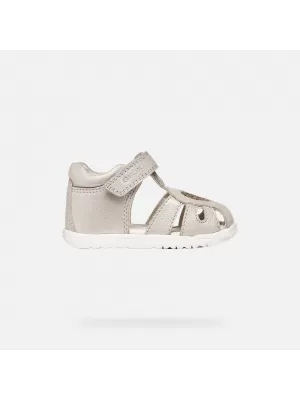 Lányok az első lépések GEOX SANDAL MACCHIA B654WA0MAEWC0262 SZÜRKE