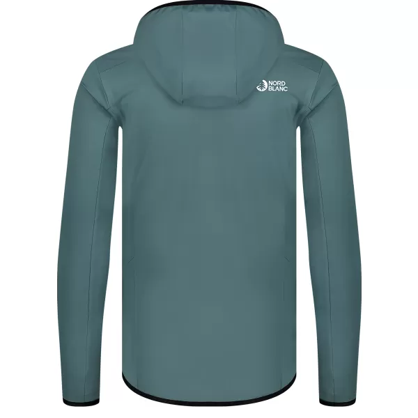  Férfi powerfleece pulóver NORDBLANC BRACKEN NBWFM8286 SÖTÉTZÖLD 