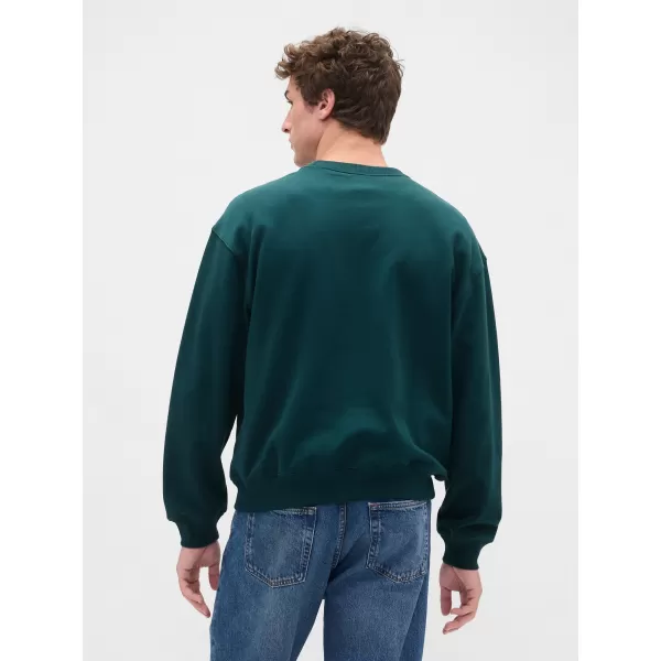  Férfi pulóver GAP LOGO SWEATSHIRT 821273-05 TRÓPUSI ZÖLD 