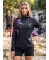 Női prémium softshell kabát ALTISPORT VOJ/ALW064JACK01 FEKETE RÓZSASZÍN