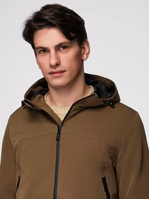 Férfi dzseki OMBRE C638 BARNA