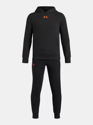 Fiúk készlet UNDER ARMOUR UA RIVAL FLEECE SUIT 1379802-003 FEKETE