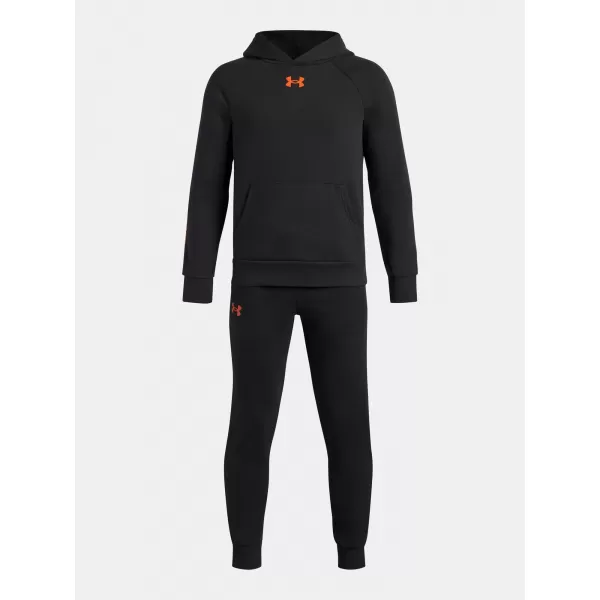  Fiúk készlet UNDER ARMOUR UA RIVAL FLEECE SUIT 1379802-003 FEKETE 