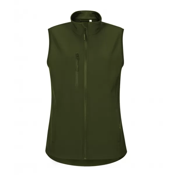  Női softshell mellény ALTISPORT NoPrint NP/ALW965 KATONAI 