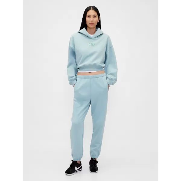  Női pulóver GAP LOGO CROPPED HOODIE PULLOVER 841725-20 VILÁGOS ŐSZ 