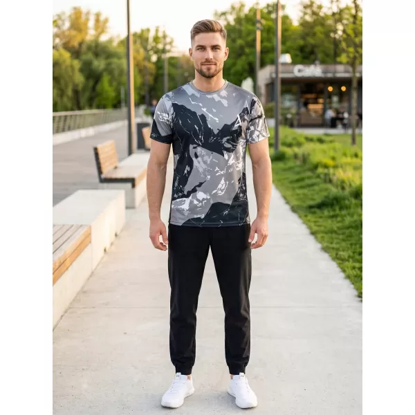  Prémium férfi póló ALTISPORT VOJ/ALM131TR01 SZÜRKE/FEKETE 