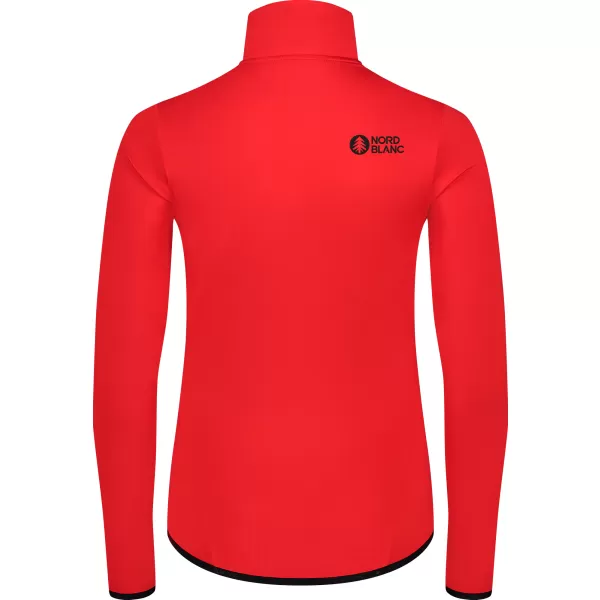  Női powerfleece pulóver NORDBLANC SEDGE NBWFL8291 PIROS 