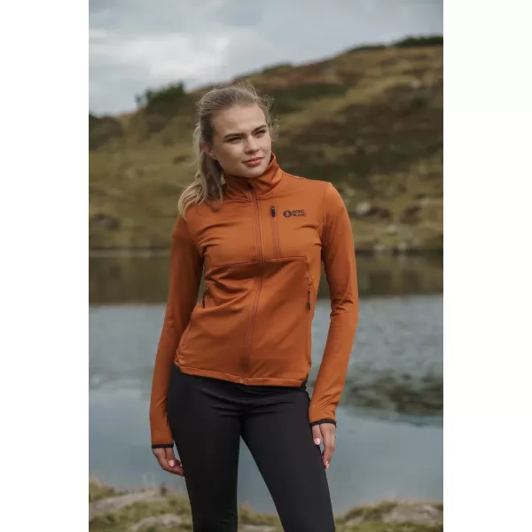  Női powerfleece pulóver NORDBLANC SEDGE NBWFL8291 BARNA 