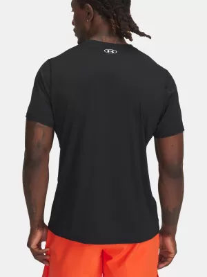 Férfi póló UNDER ARMOUR HEATGEAR FITTED SS 6000939-001 FEKETE