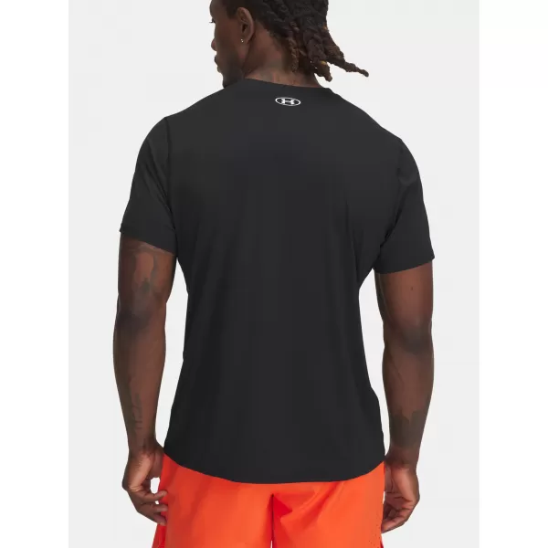  Férfi póló UNDER ARMOUR HEATGEAR FITTED SS 6000939-001 FEKETE 