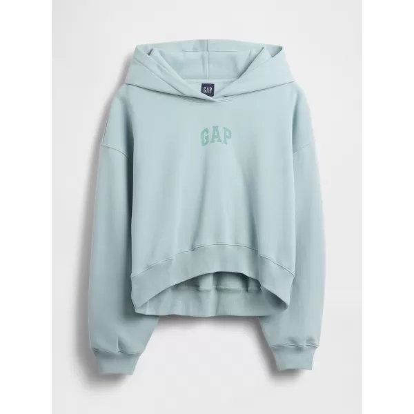  Női pulóver GAP LOGO CROPPED HOODIE PULLOVER 841725-20 VILÁGOS ŐSZ 
