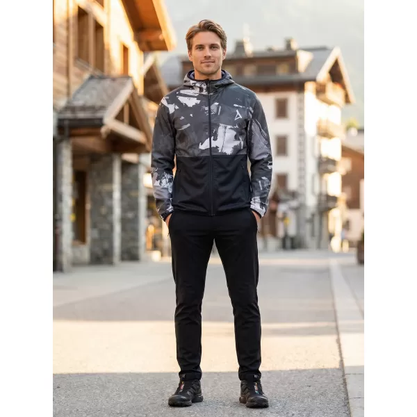  Férfi prémium softshell kabát ALTISPORT VOJ/ALM125JACK01 MASZK/BLK 