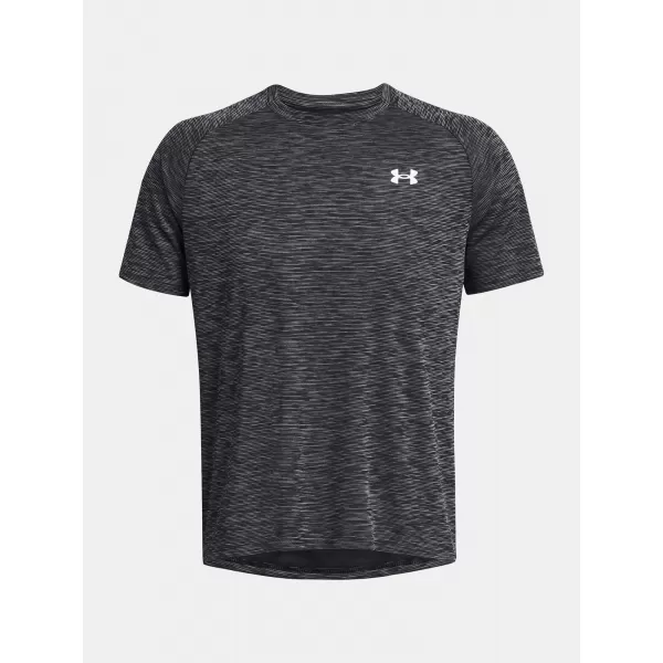  Férfi póló UNDER ARMOUR TECH TEXTURED SS 1382796-001 FEKETE 