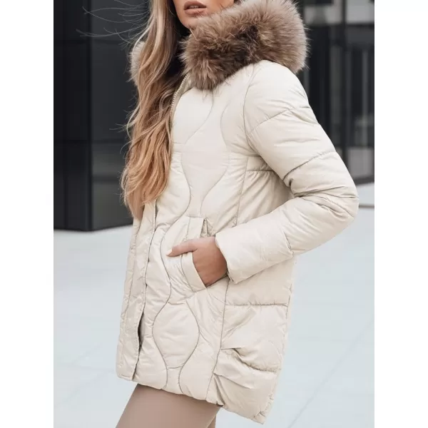  Női kabát DSTREET TY5495 FEHÉR 