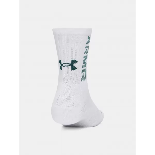  Zokni UNDER ARMOUR UA 3-MAKER 3PK MID-CREW 1373084-106 FEHÉR 