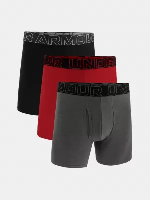 Férfi boxerek UNDER ARMOUR M PERF COTTON 6IN (3KS) 1383889-025 SZÜRKE