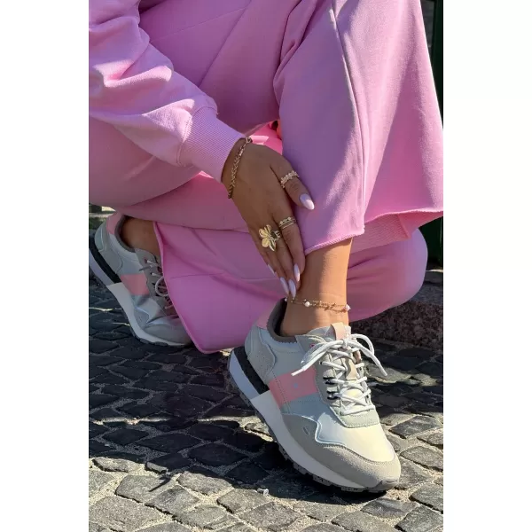  Női tornacipő BIG STAR RR274243 RÓZSASZÍN/SZÜRKE Big Star Shoes 