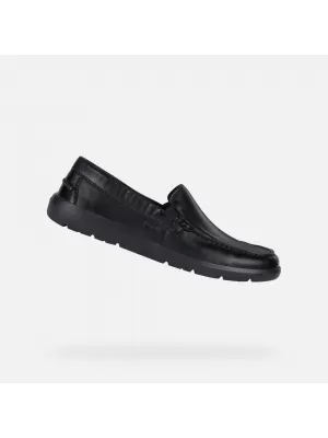 Férfi mokaszinok GEOX LEITAN G002548 FEKETE