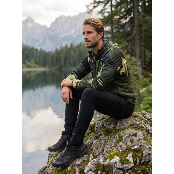  Férfi prémium softshell kabát ALTISPORT VOJ/ALM125JACK01 MASZK/GRN 
