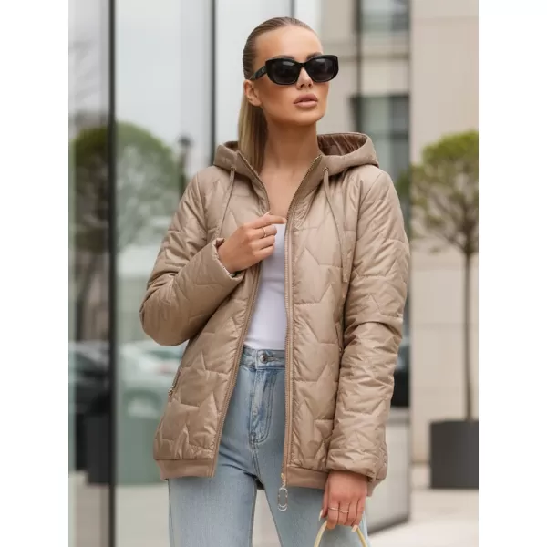  Női kabát DSTREET TY5547 KARAMELLA 