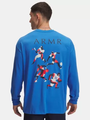 Férfi póló UNDER ARMOUR UA HWT MODERN SPORT OS LS 6004885-402 KÉK