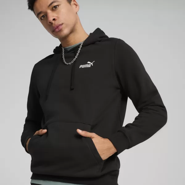  Férfi pulóver PUMA ESS SMALL NO. 1 LOGO HOODIE 682574-01 PUMA FEKETE 