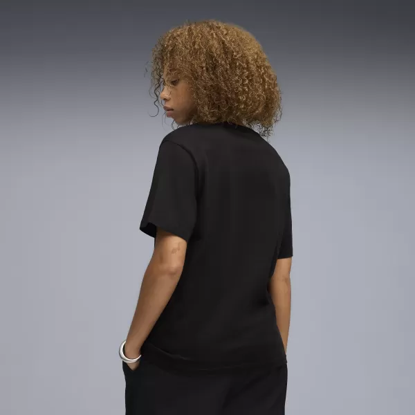  Női póló PUMA GRAPHICS RELAXED TEE BETTER 691908_01 PUMA FEKETE 