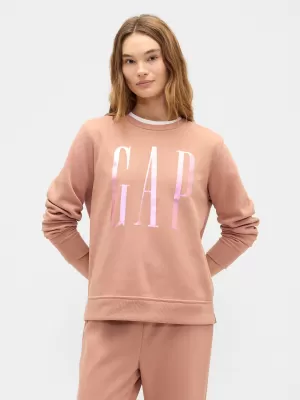 Női pulóver GAP CREW SWEATSHIRT 800444-11 MOKKAHAB