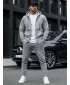 Férfi pulóver DSTREET BX2412 VILÁGOSSZÜRKE