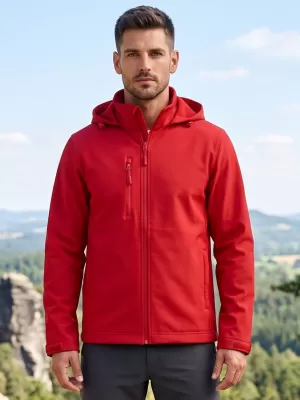 Férfi softshell kabát ALTISPORT NoPrint NP/ALM845 PIROS