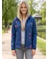 Női prémium softshell kabát ALTISPORT VOJ/ALW077JACK01 SÖTÉTKÉK/NARANCS