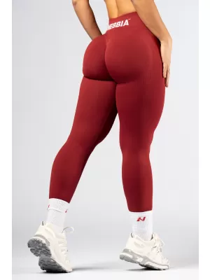 Magas derekú push-up leggings POWER 888 RED Nebbia
