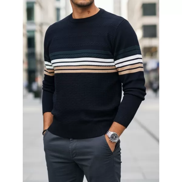  Férfi pulóver DSTREET WX2323 SÖTÉTKÉK 