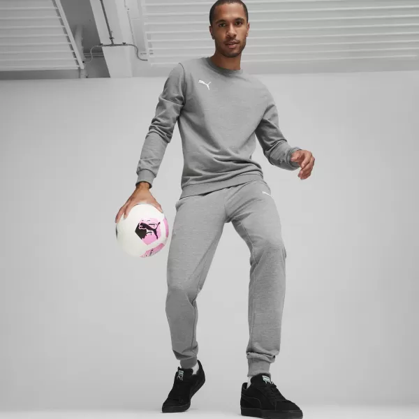  Férfi melegítőnadrág PUMA TEAMGOAL CASUALS PANTS 658598_33 KÖZÉPSZÜRKE HANGA/FEHÉR 