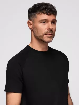 Férfi póló OMBRE OM-TSCT-0240 FEKETE