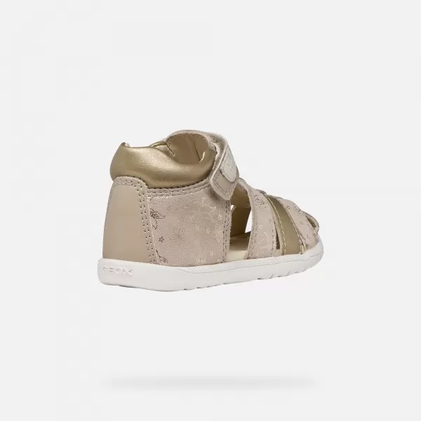  Lányok az első lépések GEOX SANDAL MACCHIA B254WB007NFC8560 BÉZS 