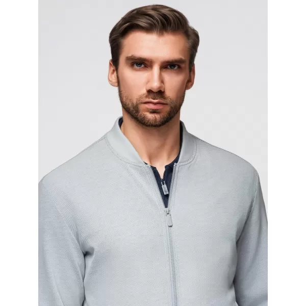  Férfi dzseki OMBRE OM-JANP-0159 VILÁGOSSZÜRKE 