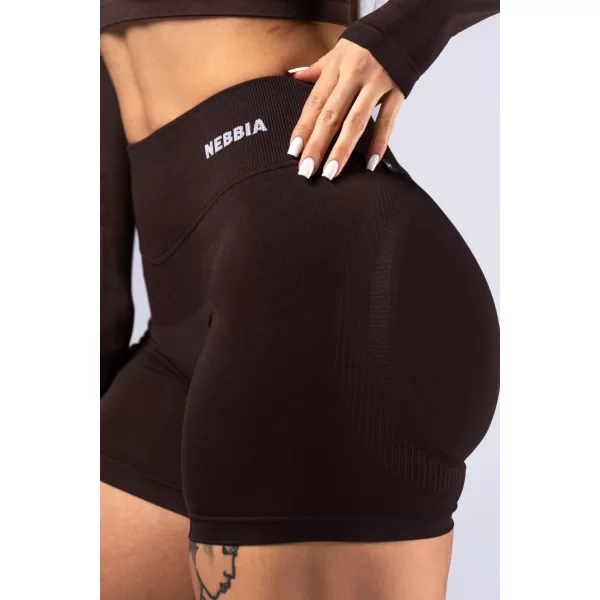  Magas derekú push-up rövidnadrág POWER 893 DARK BROWN Nebbia 