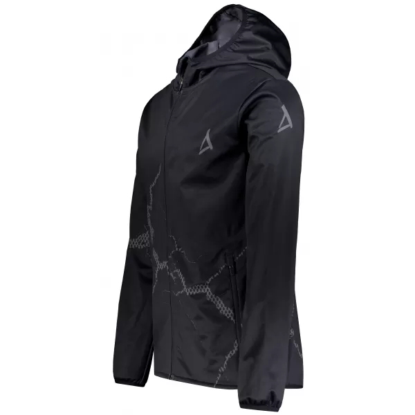  Férfi prémium softshell kabát ALTISPORT VOJ/ALM129JACK01 FEKETE SZÜRKE 