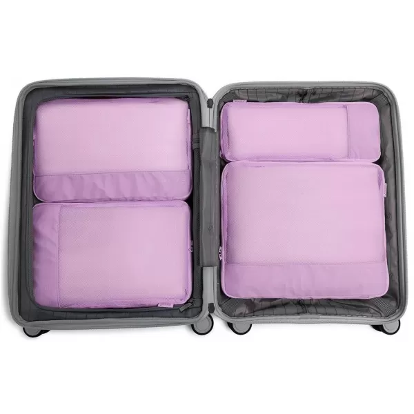  Bőrönd HEYS Ecotex Compression Packing Cube 4 Pc Set ORGONAVIRÁG 