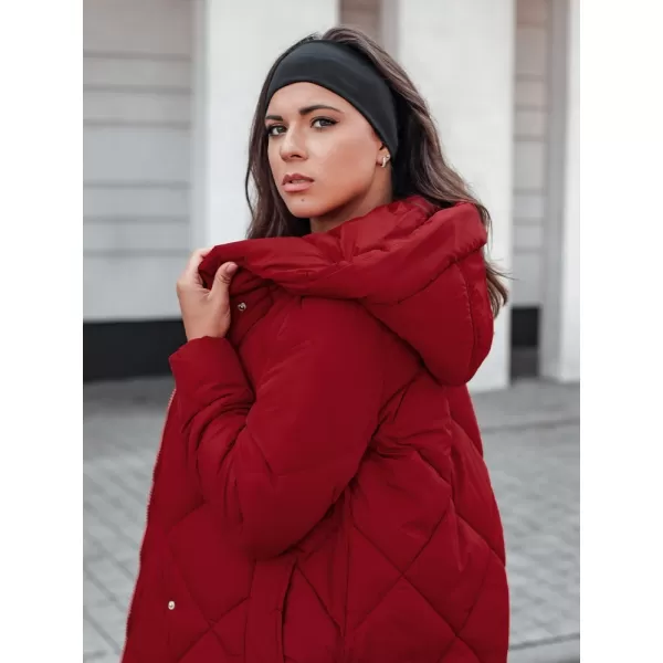  Női kabát DSTREET TY5479 BURGUNDIA 