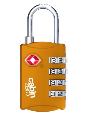 Zár CABINZERO TSA Travel Lock NARANCSOS HIDEG