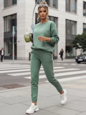 Női szett DSTREET AY0779 VILÁGOSZÖLD