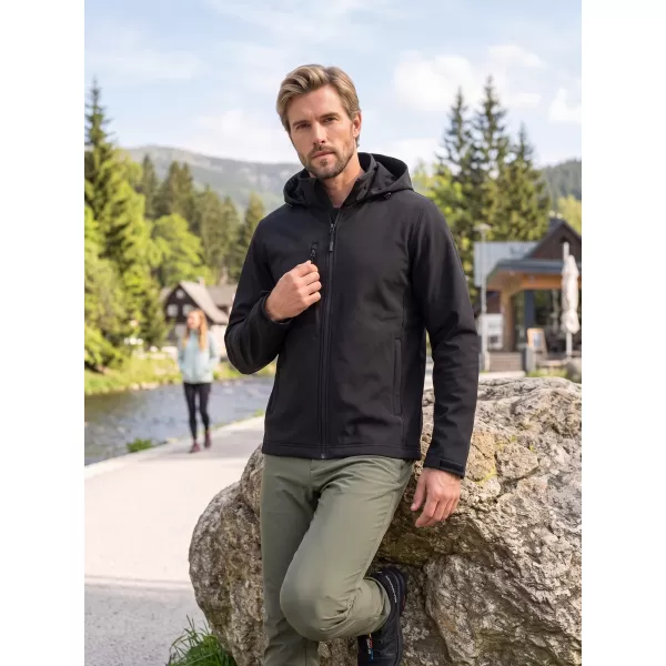  Férfi softshell kabát ALTISPORT NoPrint NP/ALM845 FEKETE 
