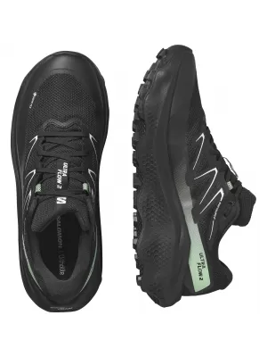 Férfi cipők SALOMON ULTRA FLOW 2 GTX L47981400 FEKETE/FEKETE/PATINA ZÖLD