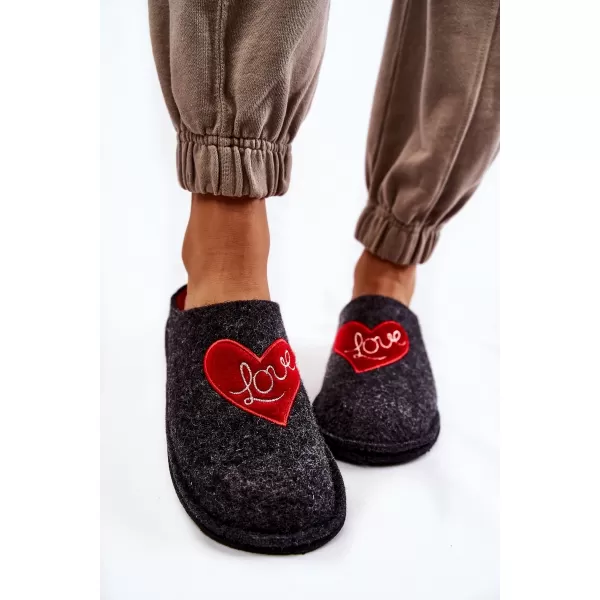  Női papucs BIG STAR KK276019 BLACK/RED Big Star cipő 