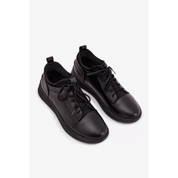  Férfi cipők LEE COOPER LCJ-26-33-3964 FEKETE 