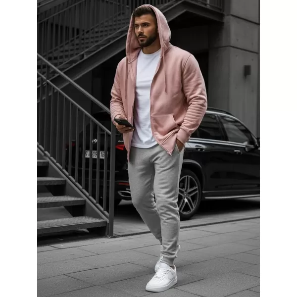  Férfi pulóver DSTREET BX4834 RÓZSASZÍN 